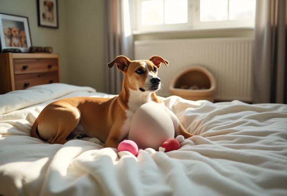 pregnant dog